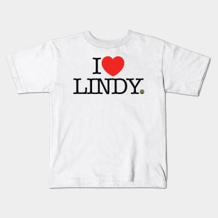 I LOVE LINDY Kids T-Shirt